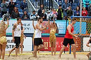 Deutsch: Beachhandball Europameisterschaften 2019 (Beach handball Euro); Tag 6: 7. Juli 2019 – Männerfinale, Dänemark-Norwegen 2:0 (25:18, 19:16) English: Beach handball Euro; Day 6: 7 July 2019 – Men's Final – Denmark-Norway 2:0 (25:18, 19:16)