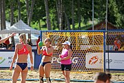 Deutsch: Beachhandball Europameisterschaften 2019 (Beach handball Euro); Tag 4: 5. Juli 2019 – Frauen, Viertelfinale, Dänemark-Norwegen 2:1 (11:9, 16:19, 7:6) English: Beach handball Euro; Day 4: 5 July 2019 – Quarter Final Women – Denmark-Norway 2:1 (11:9, 16:19, 7:6)