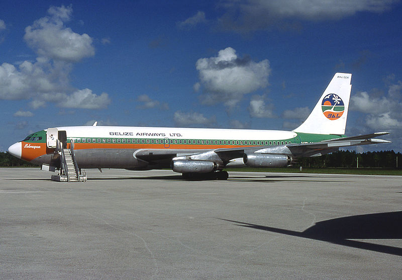 File:Belize Airways Boeing 720.jpg