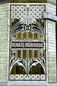 Art Nouveau tegeltableau Villa Marie-Mirande
