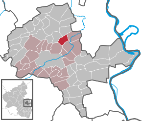 Poziția localității Biebelnheim