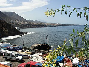 View of Bajamar from Punta del Hidalgo