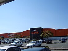 Beenleigh Mitre 10 MEGA BnlMitre10MEGA Front of store.JPG