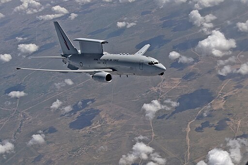 Boeing Wedgetail over Iraq in April 2020