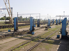 Estación de transferencia (bogies de vagones de ancho de vía 1435 mm/1520 mm)