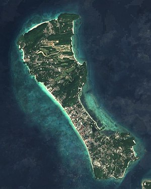 Satellitenbild von Boracay