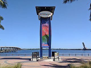 Bradenton Riverwalk public green space in Bradenton, Florida