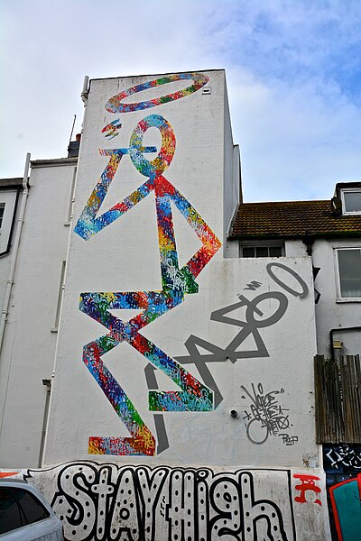 File:Brighton, Street Art, Graffiti - 31702155365.jpg