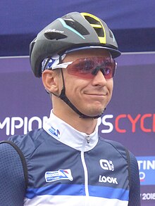 Coquard at the 2018 European Road Cycling Championships Bryan Coquard - 2018 UEC European Road Cycling Championships (Men's road race).jpg