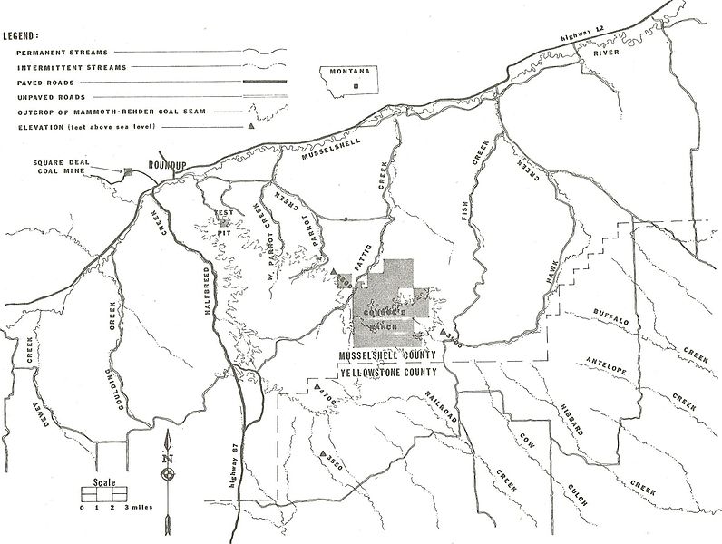 File:Bull Mountains coal field study - progress report, 1975 - research conducted by Montana Department of Fish and Game, Environment and Information Division, and Consolidation Coal Company (1975) (19886939424).jpg