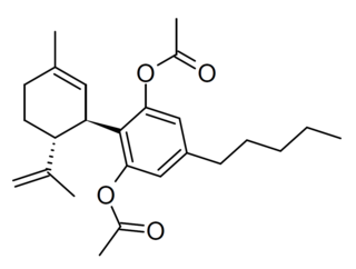 <span class="mw-page-title-main">Cannabidiol diacetate</span> Chemical compound