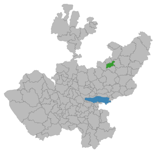 <span class="mw-page-title-main">Cañadas de Obregón</span> Municipality and Town in Jalisco, Mexico