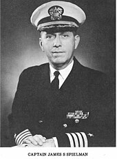 Lieutenant Spielman, Commander of USS PC-552 (Captain at the time of this photo) Captain PC 552.jpg