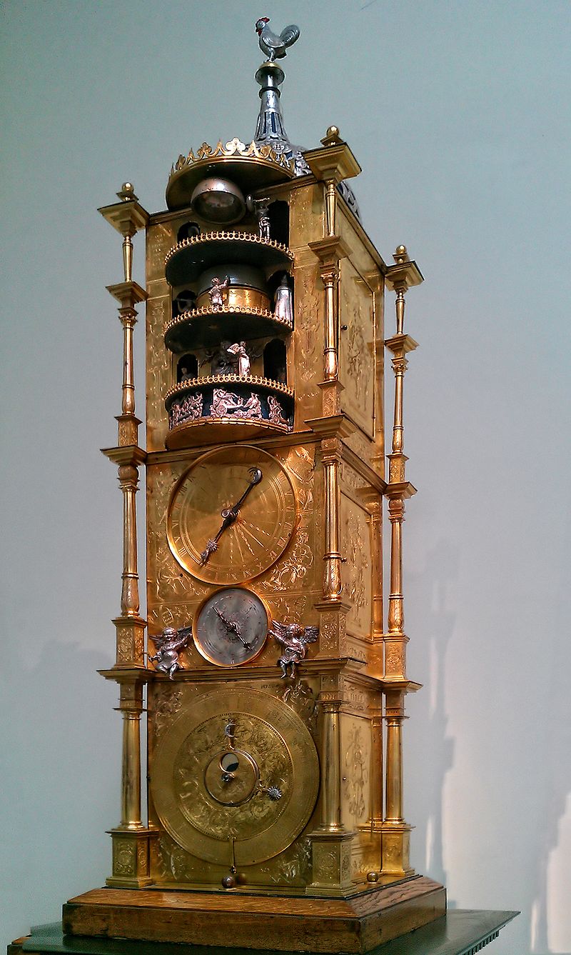              Mécanisation 800px-Carillon_Clock_with_Automata%2C_by_Isaac_Habrecht_-_British_Museum