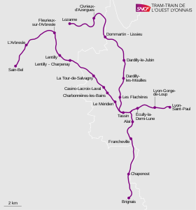 Immagine illustrativa dell'articolo del tram-treno di West Lyonnais