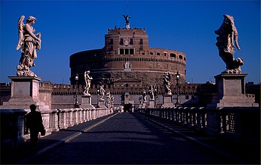 Castel S. Angelo and Ponte S. Angelo at morning