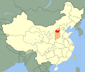 Xinzhou-locatie