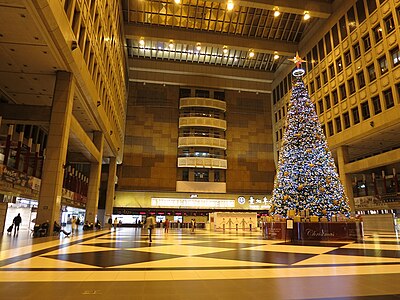 2013年台北车站的圣诞树装饰