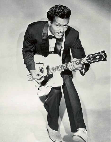 Chuck Berry in a 1958 publicity photo