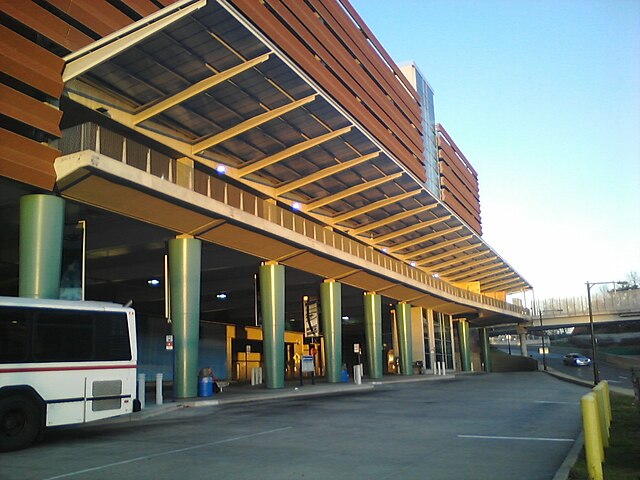 MetroBus portion of the Clayton Transit Center