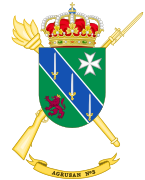 Escudo de la Agrupación de Sanidad nº 3 (AGRUSAN-3)