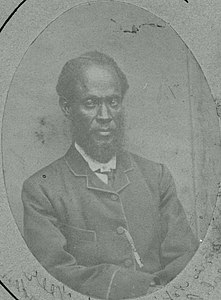 Jacob Abraham de Veer, salesman in Elmina, Ghana. Unknown photographer, 1870-1890
