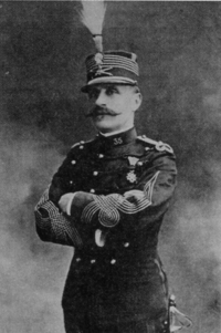 Regimental commander Colonel Foch in his uniform of the 35th Artillery Regiment in 1903.