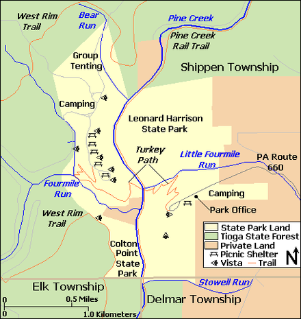 Worlds End State Park Trail Map Talk:leonard Harrison State Park - Wikiwand