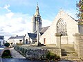 Combrit : l'église paroissiale Saint-Tugdual, le flanc sud.