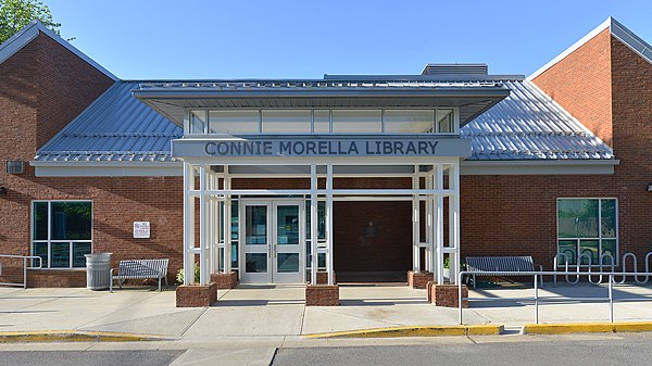 Connie Morella Library entrance