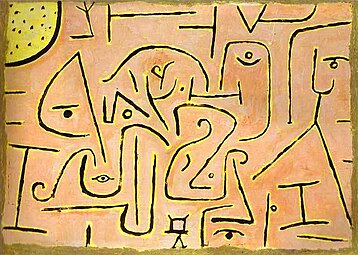 Paul Klee, Mietiskelyä, 1938.