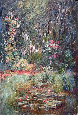 Corner of Water Lily Pond by Claude Monet, 1918-1819, private collection