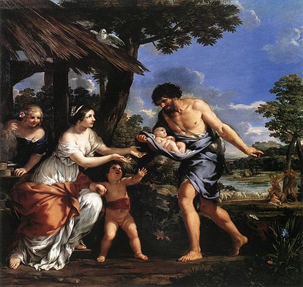 Romulus & Remus Sheltered by Faustulus, c. 1643