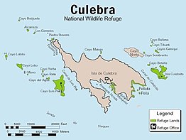 Kaart van Culebra