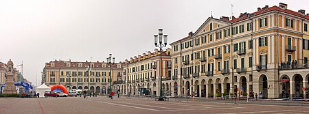 Cuneo PiazzaGalimberti panorama