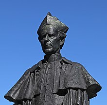 Archbishop Daniel Mannix of Melbourne was a controversial voice against conscription during World War I and against British policy in Ireland. Daniel Mannix.jpg