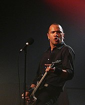 Vocalist and guitarist Danko Jones in 2008 Danko.jpg