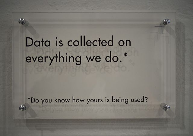 Data is collected on everything we do