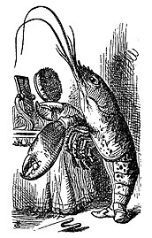 Tôm hùm Lewis Carroll do John Tenniel vẽ năm 1869