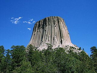 Devils Tower, Wyoming, USA.