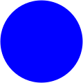 blua – niebieski