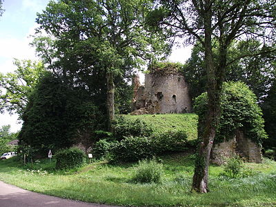 Vestiges du château.