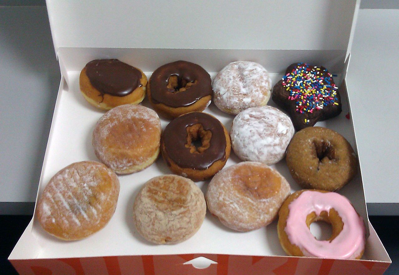 dunkin donuts dozen box