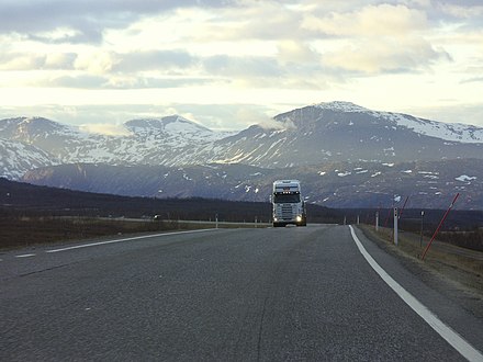 Saltfjellet pass in May