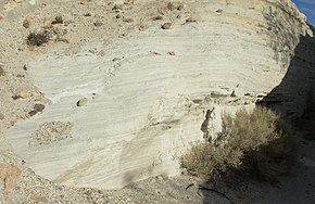 Natural pozzolana (volcanic ash) deposits situated in Southern California in the United States EMC Cement Natural Pozzolan Deposits (Southern California).jpg