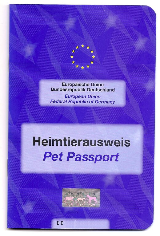 Europees paspoort voor huisdieren (D)