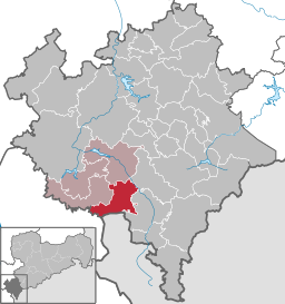 Läget för kommunen Eichigt i Vogtlandkreis