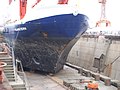 Bow of the Polarstern, a research ship