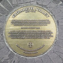 Elizabeth Jolley Sydney Writers Walk plaque.jpg