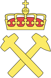 Emblem of the Norwegian Directorate of Mining.svg